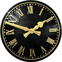 St Helens Outdoor Clock Service dark dial