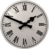 St Helens Outdoor Clock Service white dial