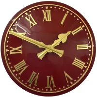 St Helens Outdoor Clock Service red dial